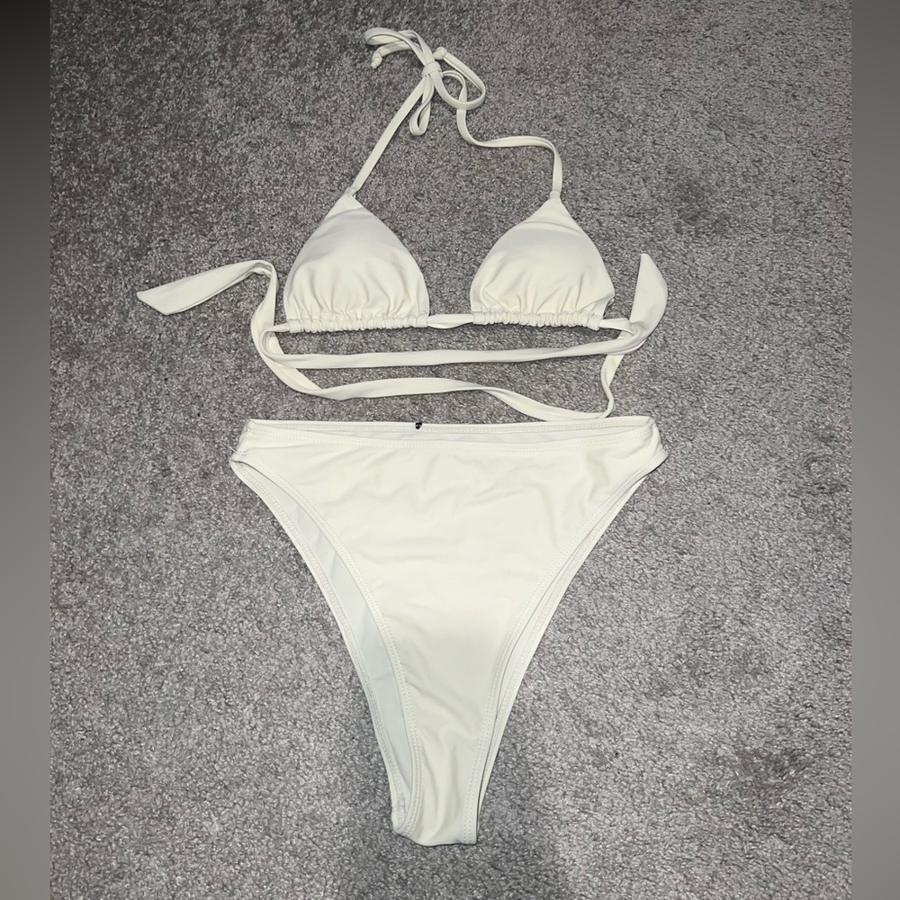 Cream bikini